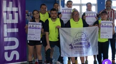 Docentes participan de torneo deportivo organizado por el SUTEF