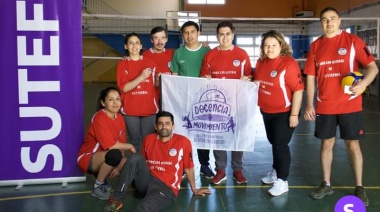 Docentes participan de torneo deportivo organizado por el SUTEF