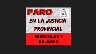 Hoy paran y se movilizan los judiciales