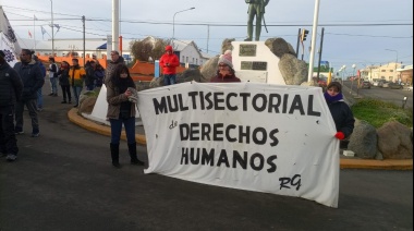 Manifestación en Río Grande por la situación en Jujuy