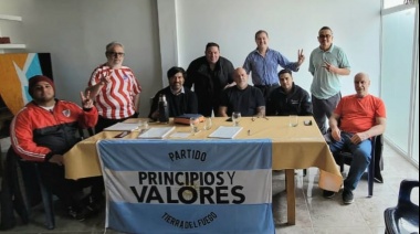 El partido Principios y Valores ratificó su adhesión