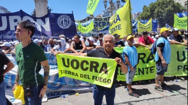 Ramírez participó del acto central de la CGT