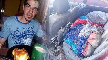 Trabajador lesionado y abandonado tiene que dormir en un auto abandonado