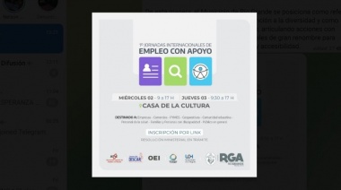 Anuncian las Primeras Jornadas Internacionales de Empleo con Apoyo