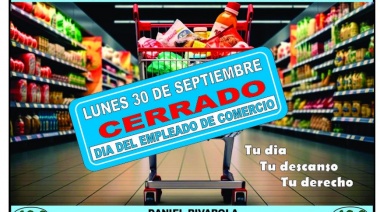 Este lunes se festeja el Día del Empleado de Comercio