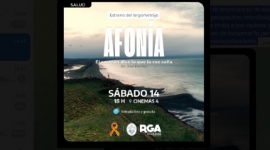 Se estrena el largometraje "Afonía" este sábado