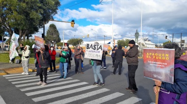 Se realizaron manifestaciones en la provincia por los incendios en la Patagonia