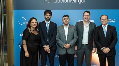 Bertone, Harrington y Pérez, presentes en el lanzamiento de la Fundación Mirgor