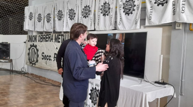 Realizaron emotivo homenaje a Ricardo Zárate en la UOM Río Grande