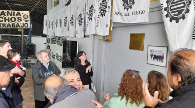 Realizaron emotivo homenaje a Ricardo Zárate en la UOM Río Grande