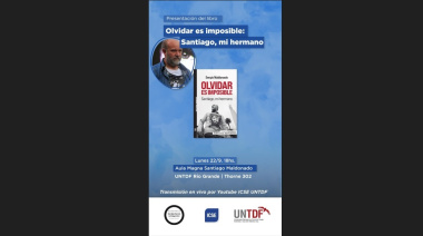 Sergio Maldonado presentará su libro sobre Santiago, en Río Grande y Ushuaia
