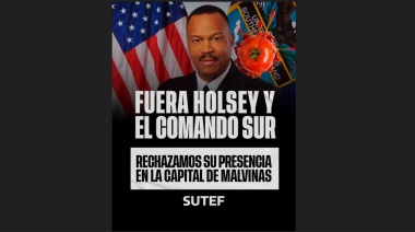 SUTEF repudió la presencia del Jefe del Comando Sur de EE. UU. en Ushuaia