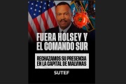 SUTEF repudió la presencia del Jefe del Comando Sur de EE. UU. en Ushuaia