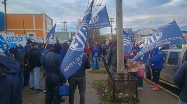 ATE Río Grande manifestó frente a la Delegación del Ministerio de Trabajo