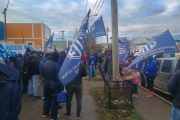ATE Río Grande manifestó frente a la Delegación del Ministerio de Trabajo