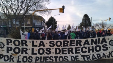 La UOM Río Grande se manifiesta en San Martín y Belgrano