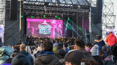 Río Grande vivió un nuevo encendido del arbolito