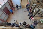 Trabajadores manifestaron reclamos al Ministerio de Obras Públicas