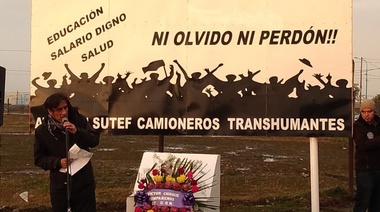 Acto a 24 años del asesinato de Víctor Choque