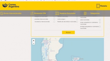Para el Correo Argentino las Islas Malvinas son las "Falkland Islands"