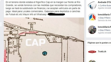 Vecinos salen al cruce de venta de predios en terrenos del frigorífico CAP