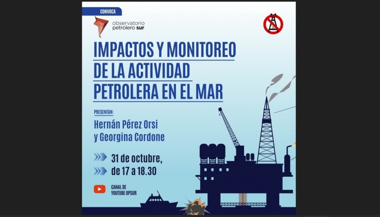 Charla para hablar sobre el impacto de la actividad petrolera en el mar