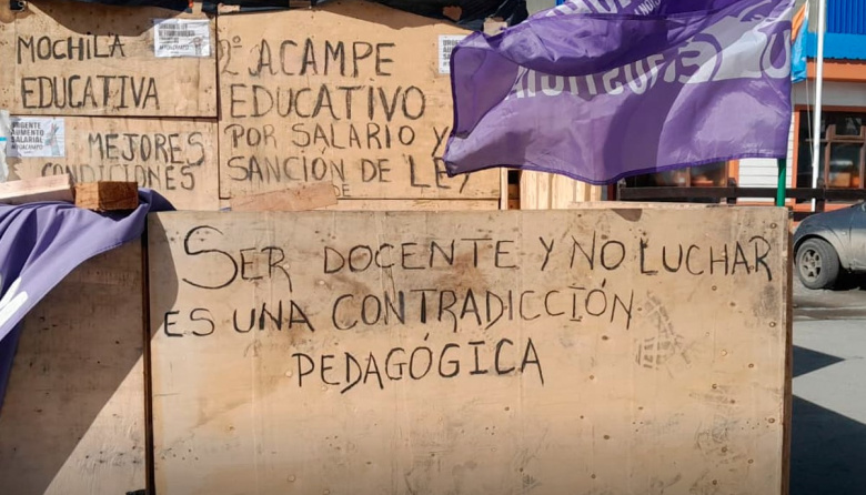 Arrancó el paro docente por 48 horas