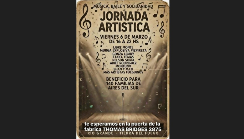 Festival Solidario a beneficio de los trabajadores de Aires del Sur