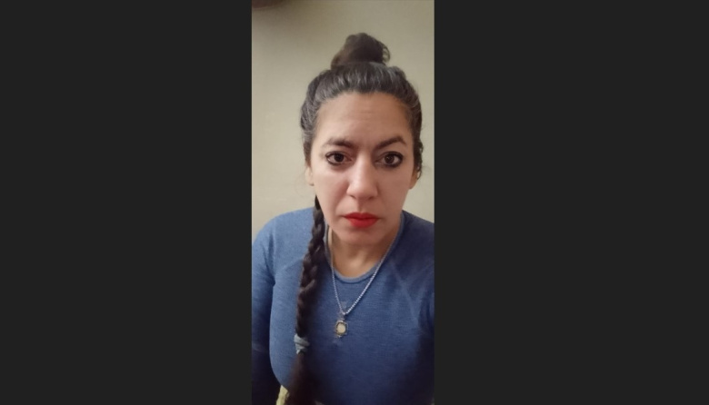 Valeria Fernández, el rostro de la desesperación