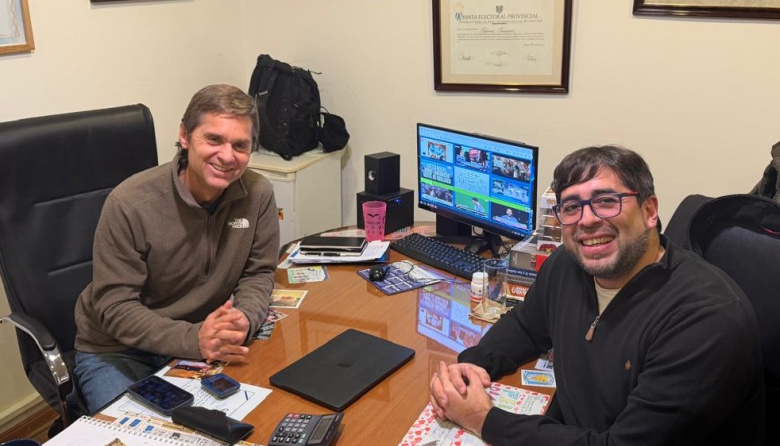 Federico Sciurano recibió al concejal Fernando Oyarzun