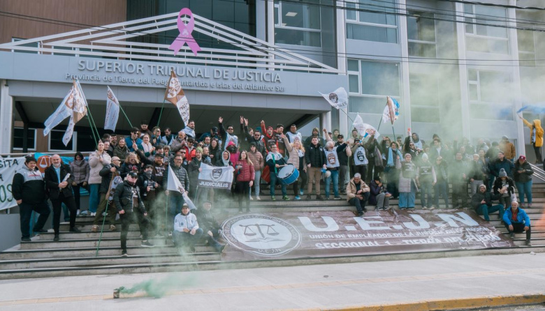 Empleados judiciales profundizan el plan de lucha con un paro provincial de 36 horas y protestas en Tribunales