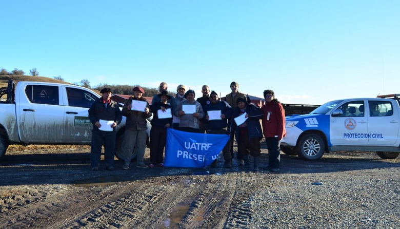 Capacitaron a trabajadores rurales de Tierra del Fuego en seguridad y emergencias