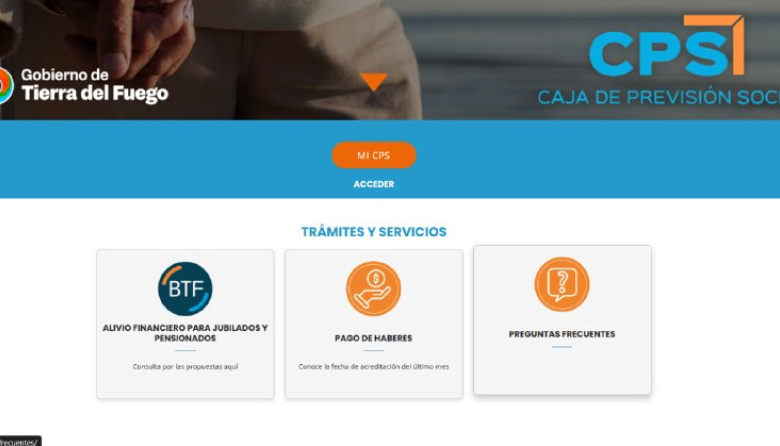 Página web suma un acceso directo al “Programa de Alivio Financiero” del Banco de Tierra del Fuego