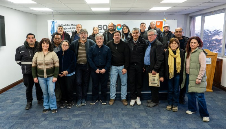 Canals recibió a representantes de la federación argentina de trabajadores viales