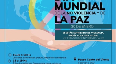 Actividad en el Día de la No Violencia abierta a la comunidad