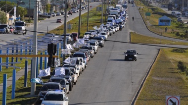 Caravana del Día del Militante recorrió las calles de Río Grande