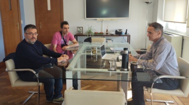 Docentes se reunieron con el ministro de Obras Públicas de la Nación