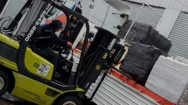 Llegó el camión con todo lo recolectado en Río Grande y Tolhuin