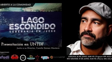 Presentan documental sobre el Lago Escondido en la UNTDF