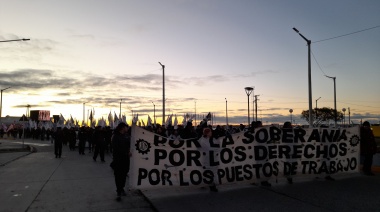 Marchó la UOM con sectores que acompañaron por la defensa de la 19640