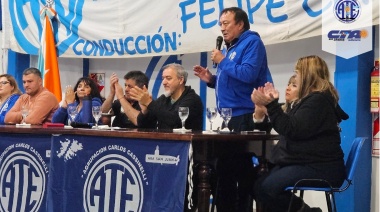 ATE realizó su congreso con la presencia de Rodolfo Aguiar