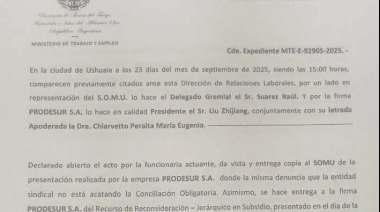Marineros del buque Tai An denuncian deudas salariales y otras irregularidades contra la empresa Prodesur SA
