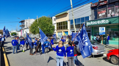 ATE reclamó frente a la Legislatura