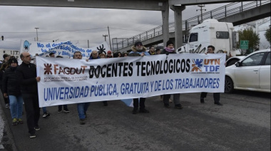 Docentes de la UTN también realizarán paro durante toda la semana