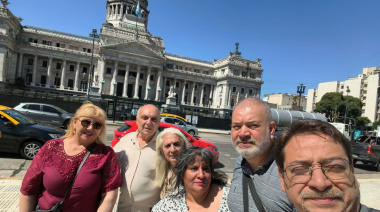 Ex policías territoriales llevaron su reclamo al Congreso