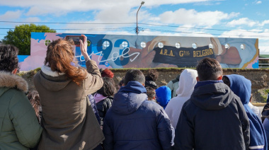 El municipio inauguró la puesta en valor del paseo “ARA General Belgrano”