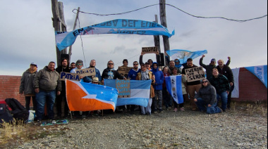 Caravana y reclamo contra el radar inglés