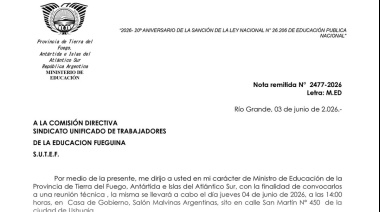 SUTEF fue convocado a reunión técnica con el ministro de Educación