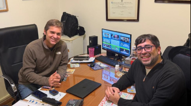 Federico Sciurano recibió al concejal Fernando Oyarzun