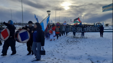 Se manifestó en la provincia contra la extranjerización de los territorios